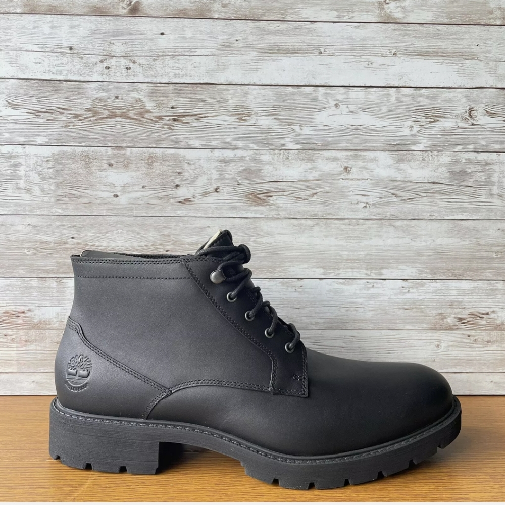TIMBERLAND MEN'S ELMHURST WATERPROOF CHUKKA BLACK